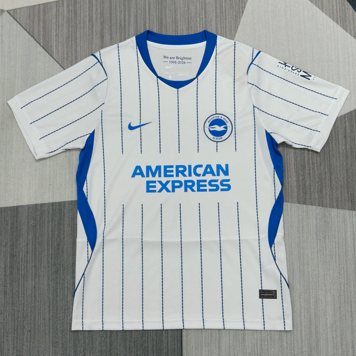 Brighton - Maillot 26/27 - Blanc, Bleu