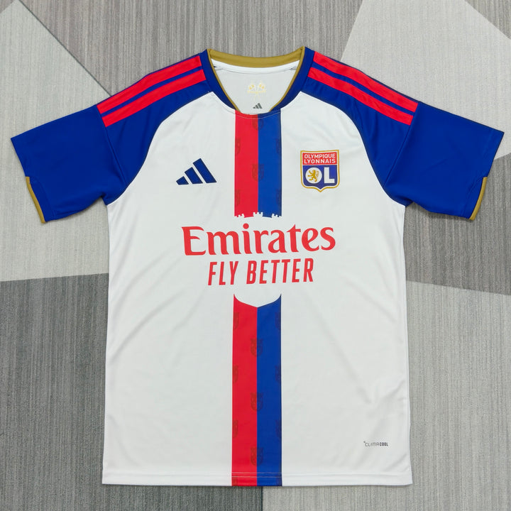 OL Lyon - Maillot 26/27 - Blanc, Blanc, Rouge