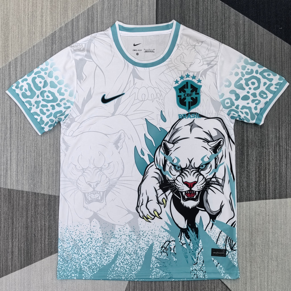 Brésil - Maillot Concept - Blanc, Bleu