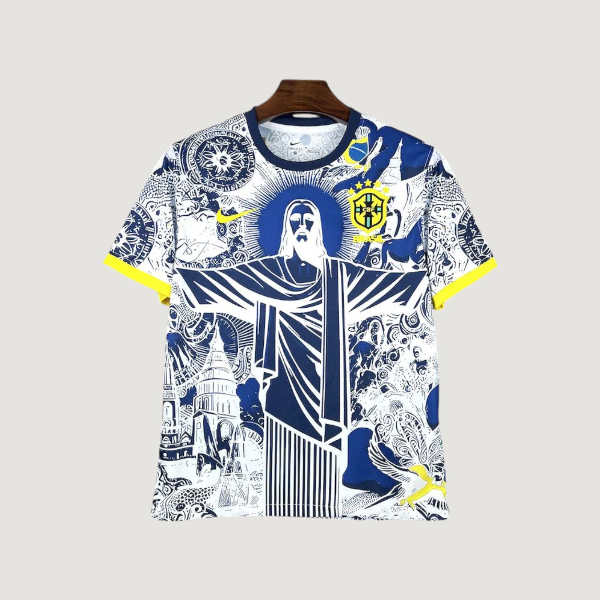 Brésil – Maillot Concept 25/26 – Bleu & Blanc