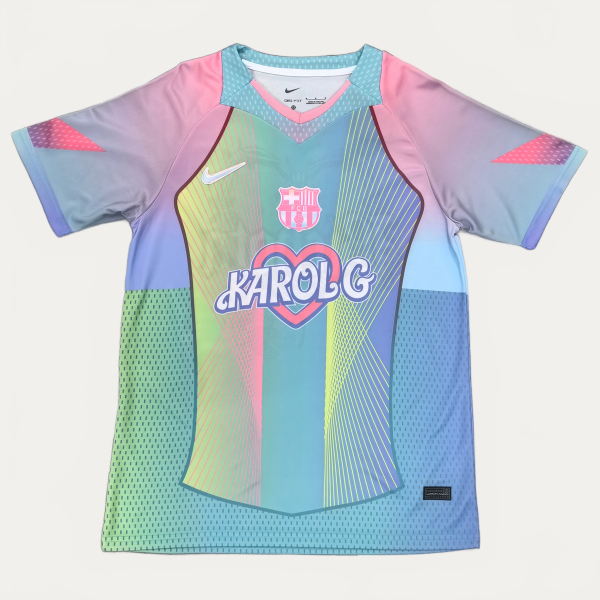 FC Barcelone - Maillot Concept - Rose, Bleu, Vert