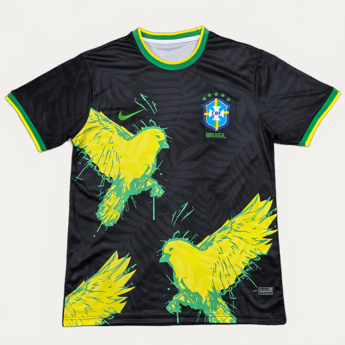Brésil - Maillot Concept - Noir, Jaune, Vert
